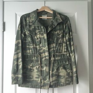 Old Navy Army Camo Field Jacket, S